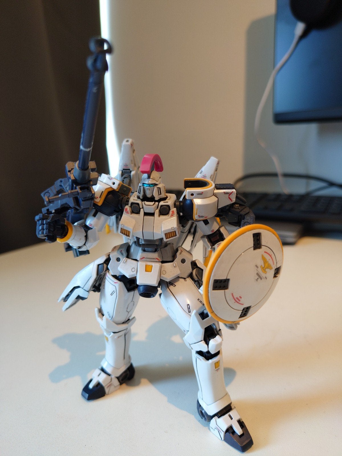 Gundam Tallgeese Model - Gedetailleerd en Compleet, Ophalen of Verzenden, Zo goed als nieuw, 1:50 of kleiner, Figuur of Figuren