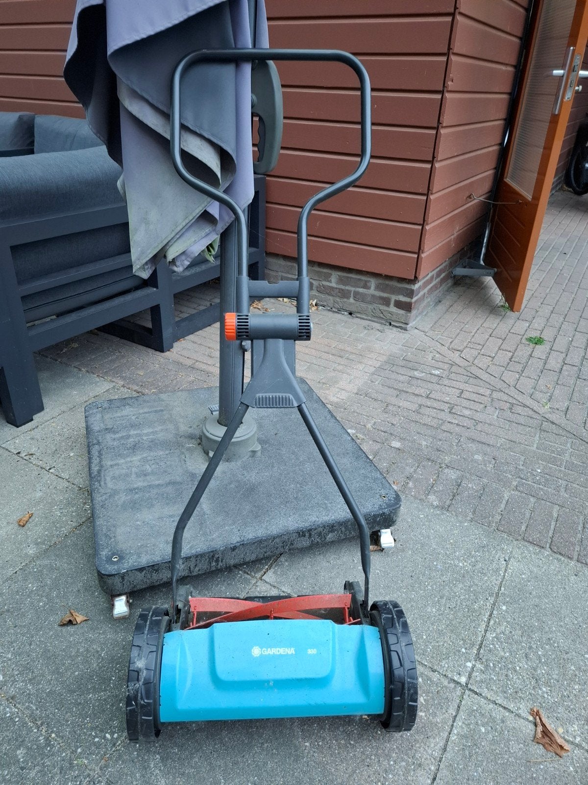 Gardena 330 Handgrasmaaier - Zo goed als nieuw, Ophalen, Handgrasmaaier, Minder dan 30 cm, Zo goed als nieuw