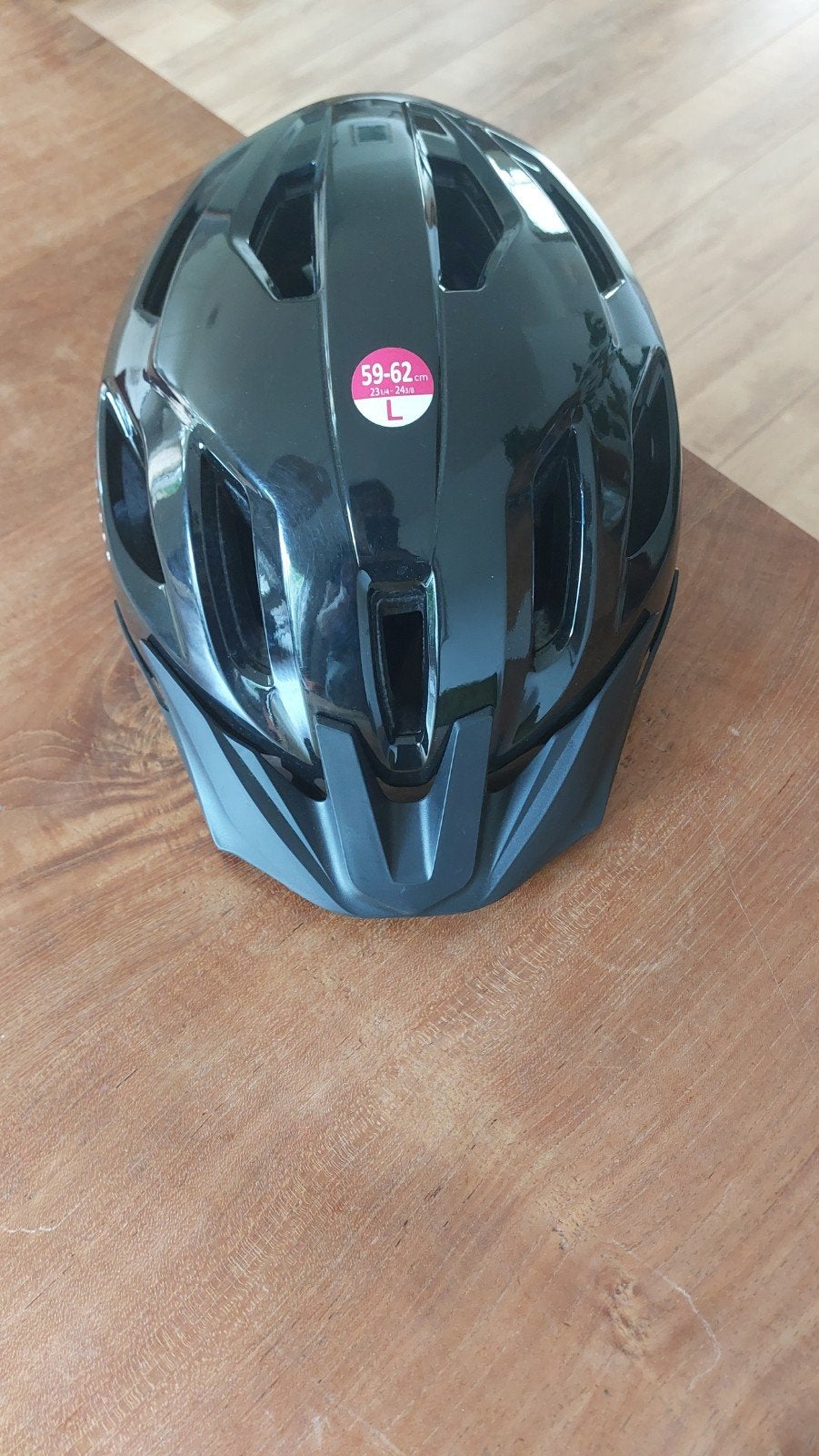 Rockrider Fietshelm Zwart Maat L (59-62 cm), Ophalen, Zo goed als nieuw, Rockrider, L