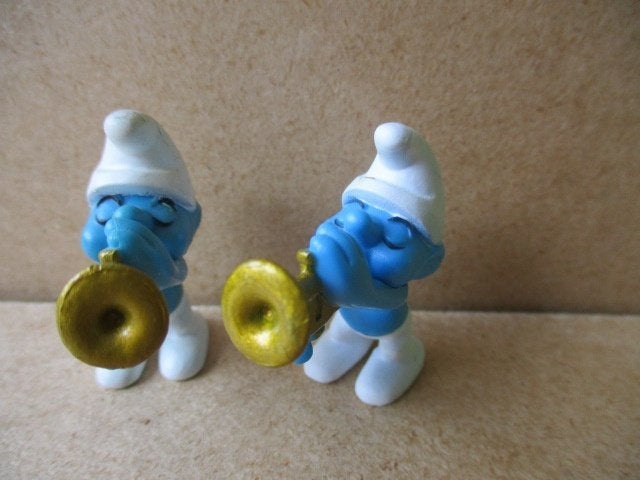 adv10809 smurfen poppetje 33, Verzamelen, Ophalen, Smurfen, Gebruikt, Beeldje of Figuurtje