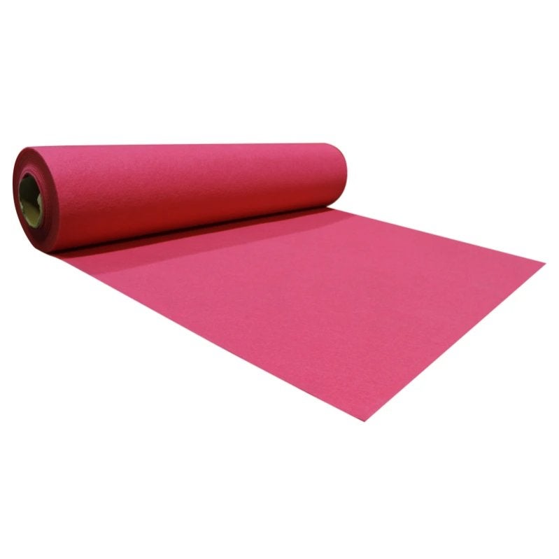 Roze Loper Expo Carpet 1m roze met folie, Versiering, ., Verjaardag, Nieuw
