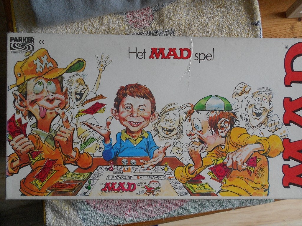 Parker MAD spel 1992, Een of twee spelers, Ophalen, Gebruikt, Parker