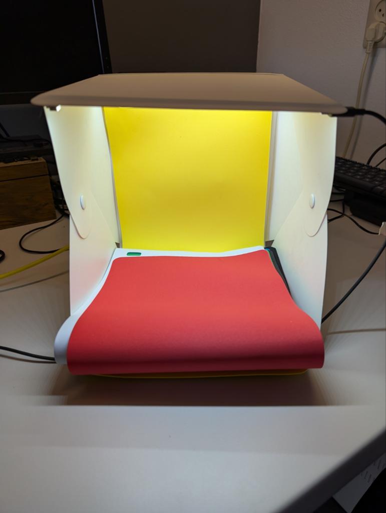 Mini Fotostudio 20x20 cm met LED-verlichting en achtergrond, Audio, Tv en Foto, Fotografie | Fotostudio en Toebehoren, Ophalen of Verzenden
