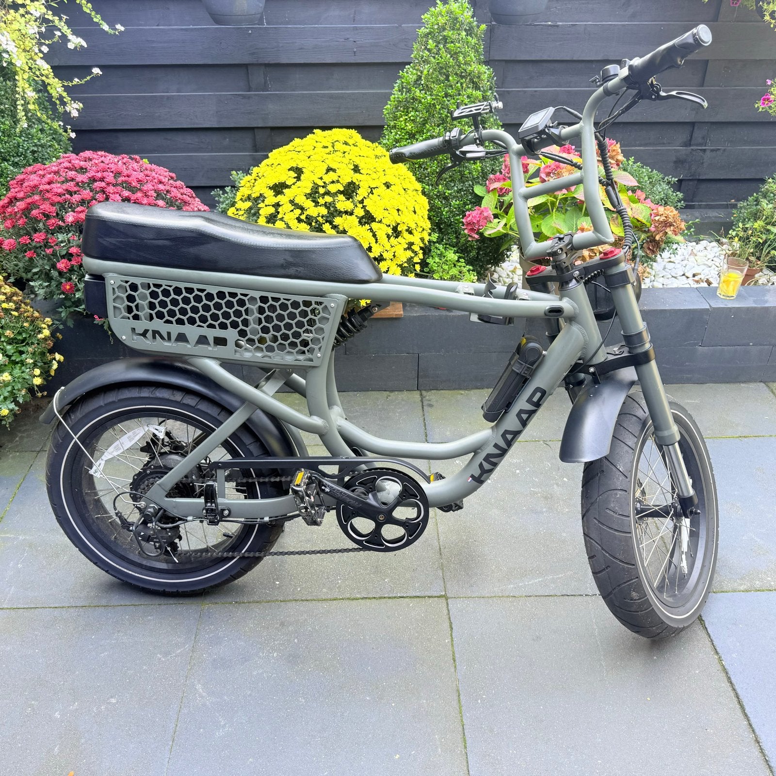 Knaap™ | BCN Deep Green Fatbike- Zgan, 811 km gereden, Zo goed als nieuw, Minder dan 47 cm, 50 km per accu of meer, Ophalen