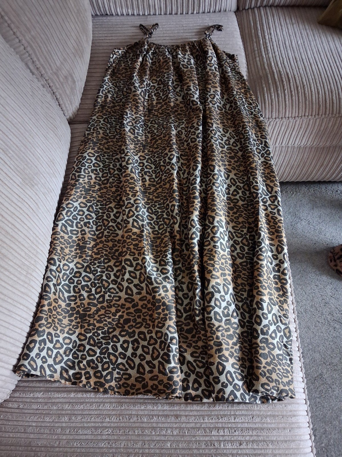 Damesjurk tijgerprint XXL, Kleding | Dames, Ophalen of Verzenden, Zo goed als nieuw, Maat 46/48 (XL) of groter, Bruin