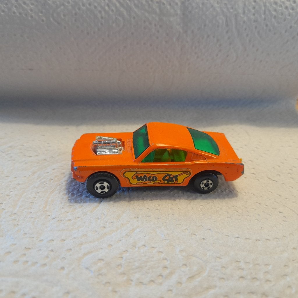 Matchbox Wildcat Mustang ERROR reverse wheels., Hobby en Vrije tijd, Modelauto's | Overige schalen, Gebruikt, Auto, Ophalen of Verzenden