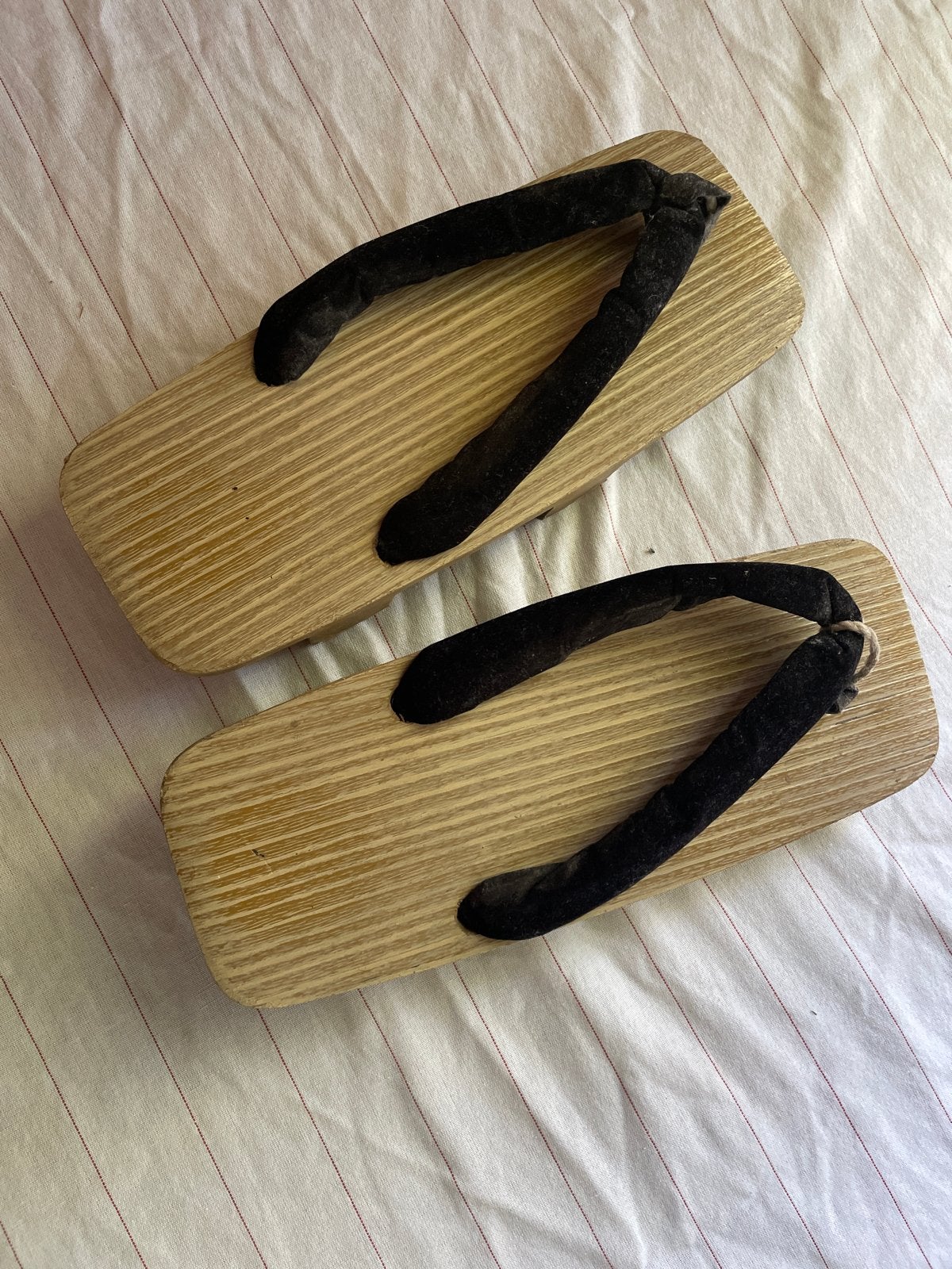 Vintage Japanse Geta - Houten Sandalen met Gebruikerssporen, Antiek en Kunst, Curiosa en Brocante, Ophalen of Verzenden