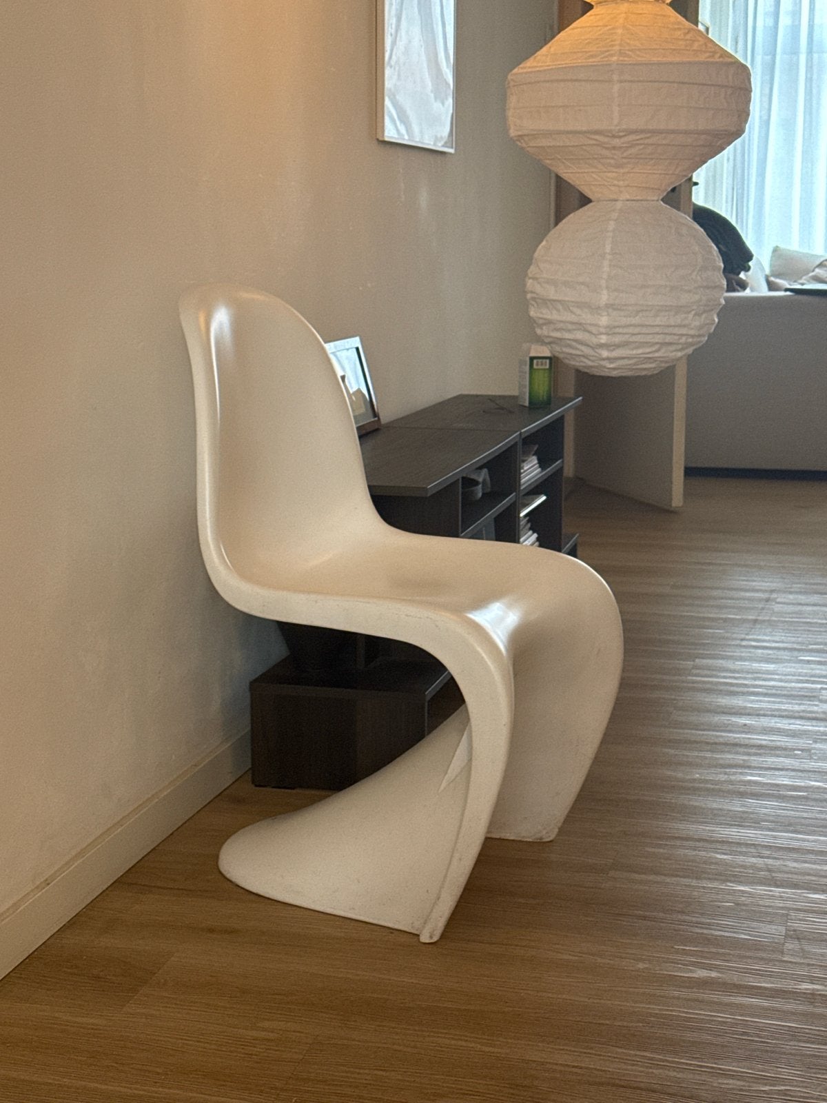 Vitra Panton stijl stoel - Wit, Huis en Inrichting, Ophalen, Kunststof, Gebruikt, Wit