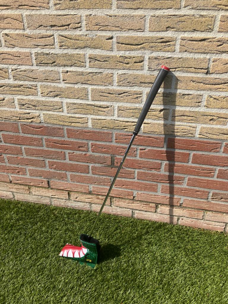 Odyssey white hot pro 1 putter met leuke cover, Ophalen of Verzenden, Gebruikt, Club, Overige merken
