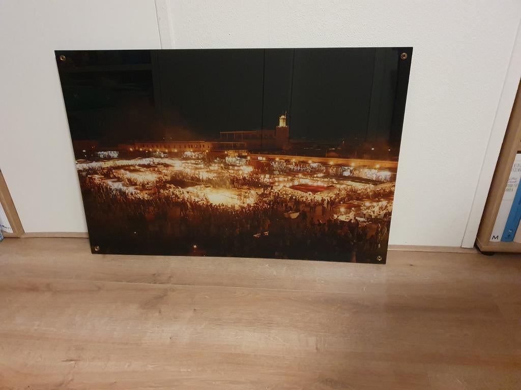 Foto plexiglas Djemaa El Fna, Ophalen, Nieuw, Foto of Poster, Minder dan 50 cm