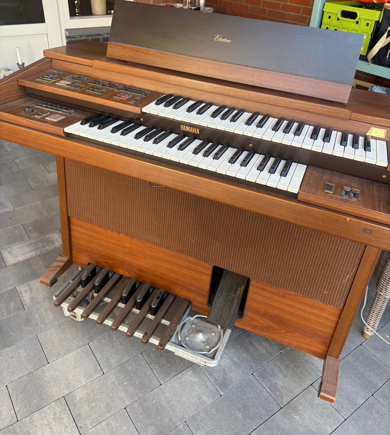 Yamaha orgel, Muziek en Instrumenten, Orgels, Ophalen, Gebruikt, 2 klavieren, Orgel
