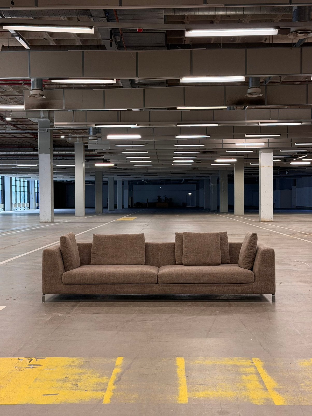B&B Italia Ray Bank | Taupe | NIEUWSTAAT + Garantie, 250 tot 300 cm, 100 tot 125 cm, Overige materialen, Ophalen of Verzenden