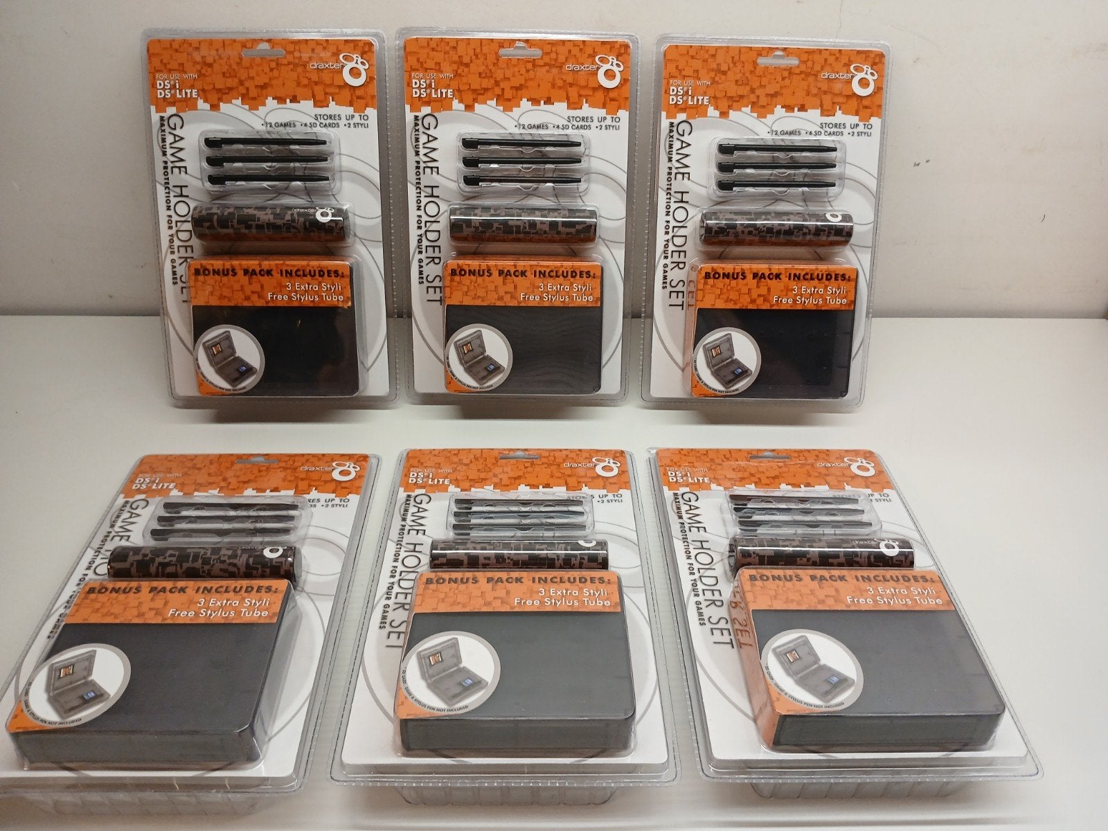 New old stock 6 stuks daxter nintendo ds set stylus & case, Spelcomputers en Games, Games | Nintendo DS, 1 speler, Ophalen of Verzenden