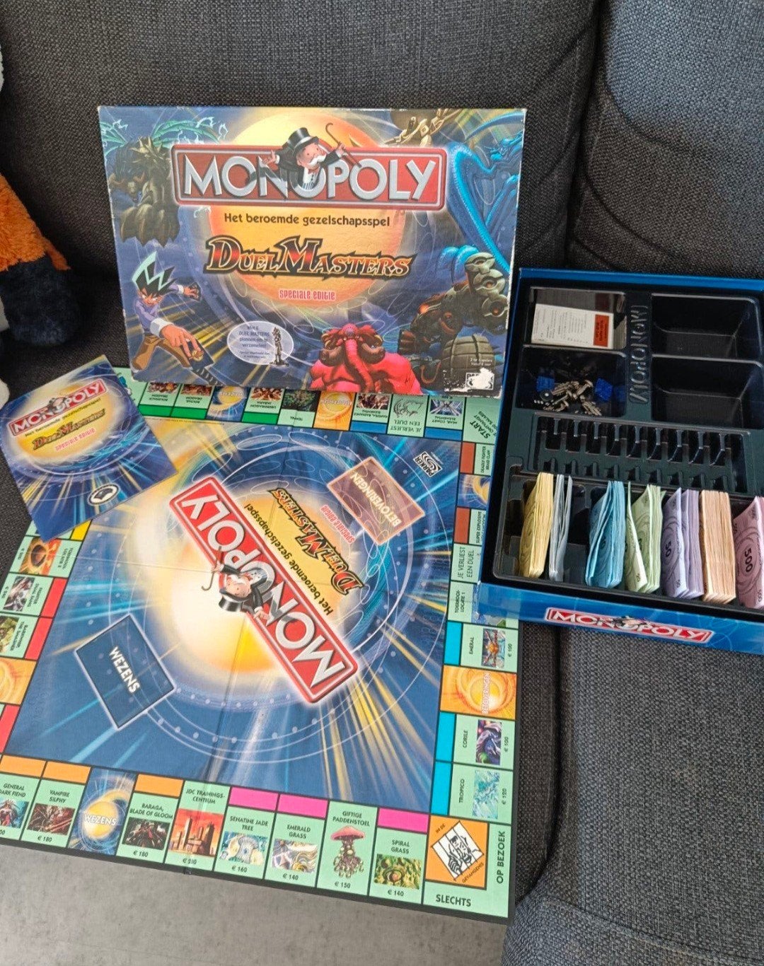 Monopoly Duel Masters Editie - Zo goed als nieuw!, Hobby en Vrije tijd, Drie of vier spelers, Ophalen of Verzenden, Zo goed als nieuw