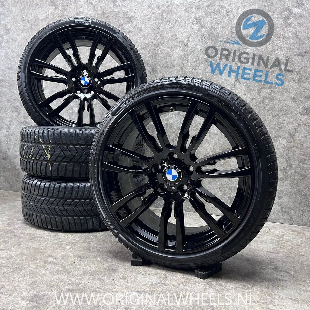19 inch originele velgen + winterbanden BMW 3 4 serie 403 M, Gebruikt, -, -, Banden en Velgen