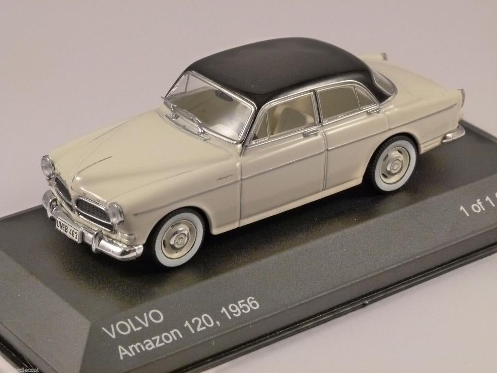 Volvo. Amazon 1956 wit m zwart dak 1:43 WhiteBox. White box., Ophalen of Verzenden, Nieuw, Auto, Overige merken
