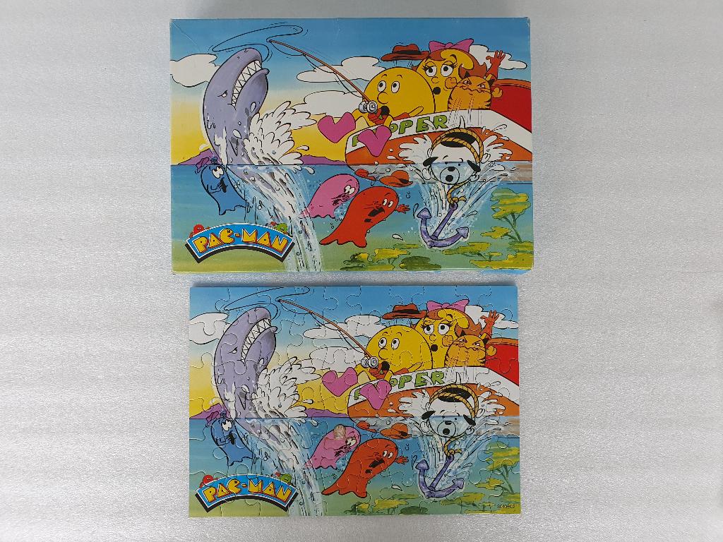Puzzel Pac-Man (MB, Namco, 1984), Ophalen of Verzenden, Meer dan 50 stukjes, Gebruikt, 6 jaar of ouder