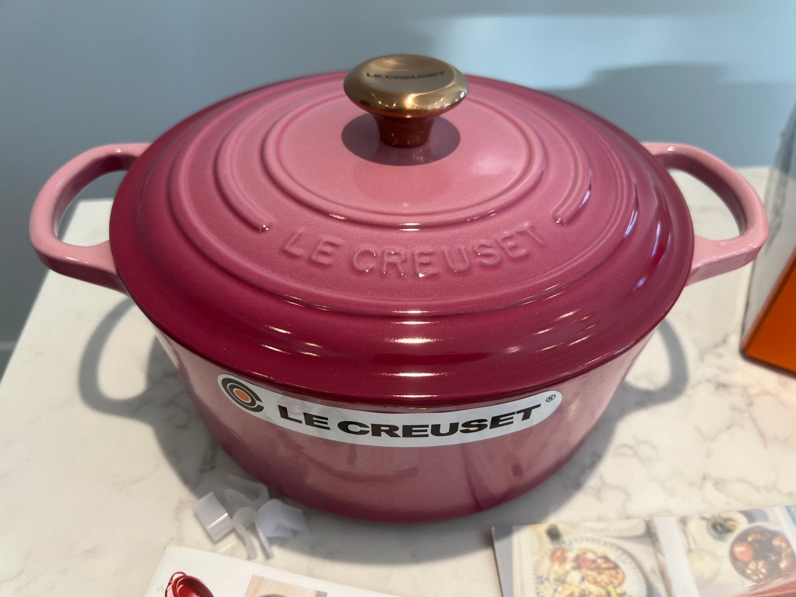 Nieuwe Le Creuset Berry braadpan 22 cm in de doos, Geschikt voor inductie, Nieuw, Le Creuset, Ophalen of Verzenden