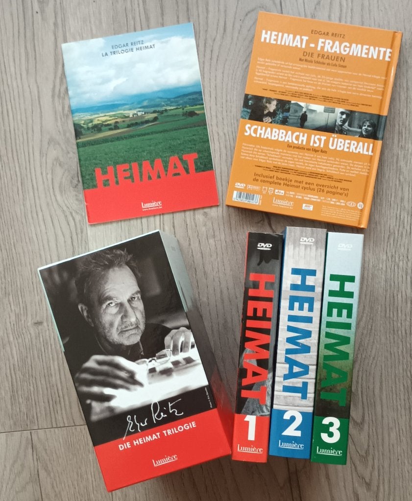 HEIMAT Trilogie - deel 1, 2, 3 en bonus 4  COMPLEET, Bonusmateriaal, Nederlands, Drama, Duits