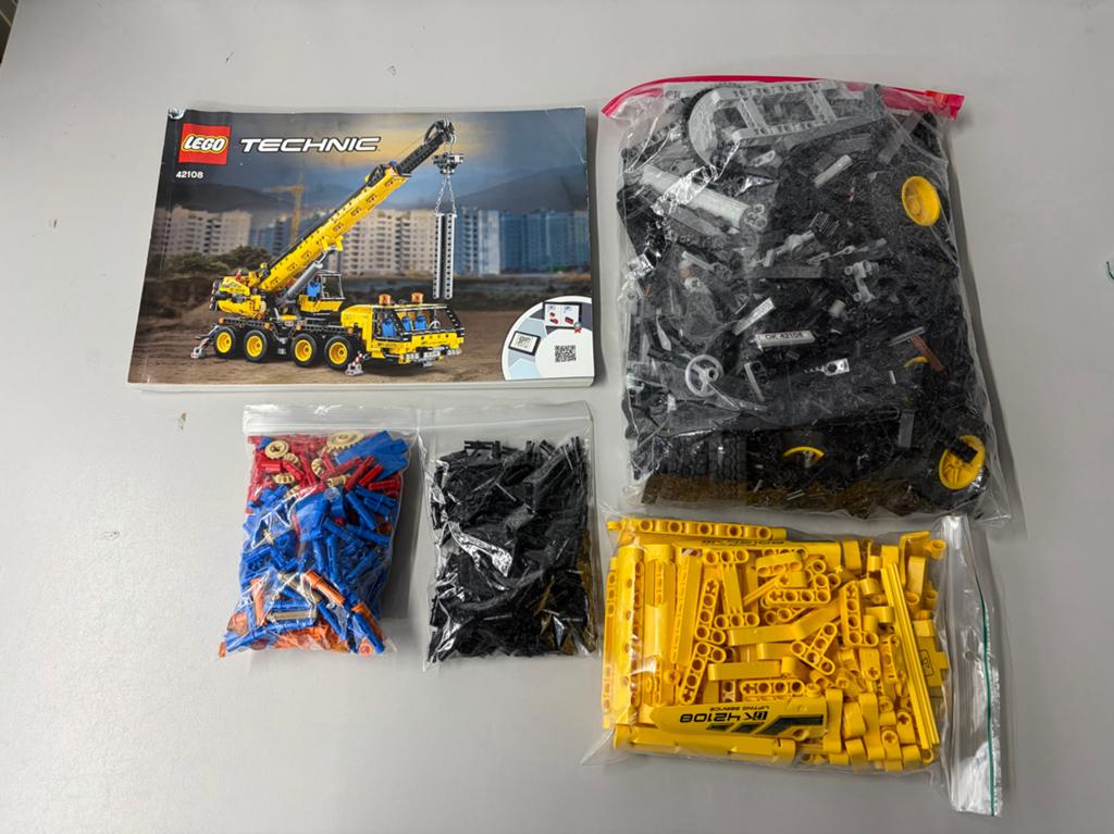 LEGO Technic Kraanwagen 42108 met handleiding, Kinderen en Baby's, Speelgoed | Duplo en Lego, Ophalen, Zo goed als nieuw, Technic