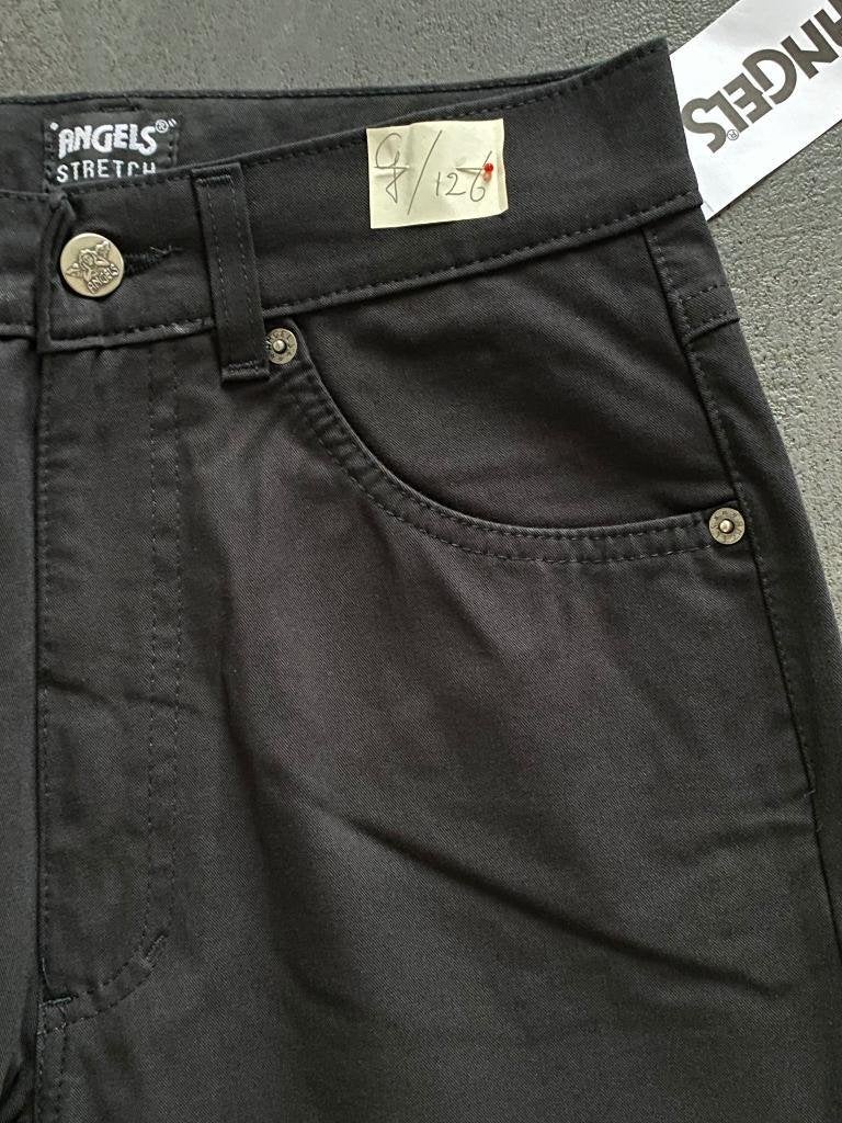 G126 Nieuw: Angels: mt. 36=S Broek  zwart jeans Fun Tapered, Kleding | Dames, Zwart, Nieuw, Ophalen of Verzenden, Angels