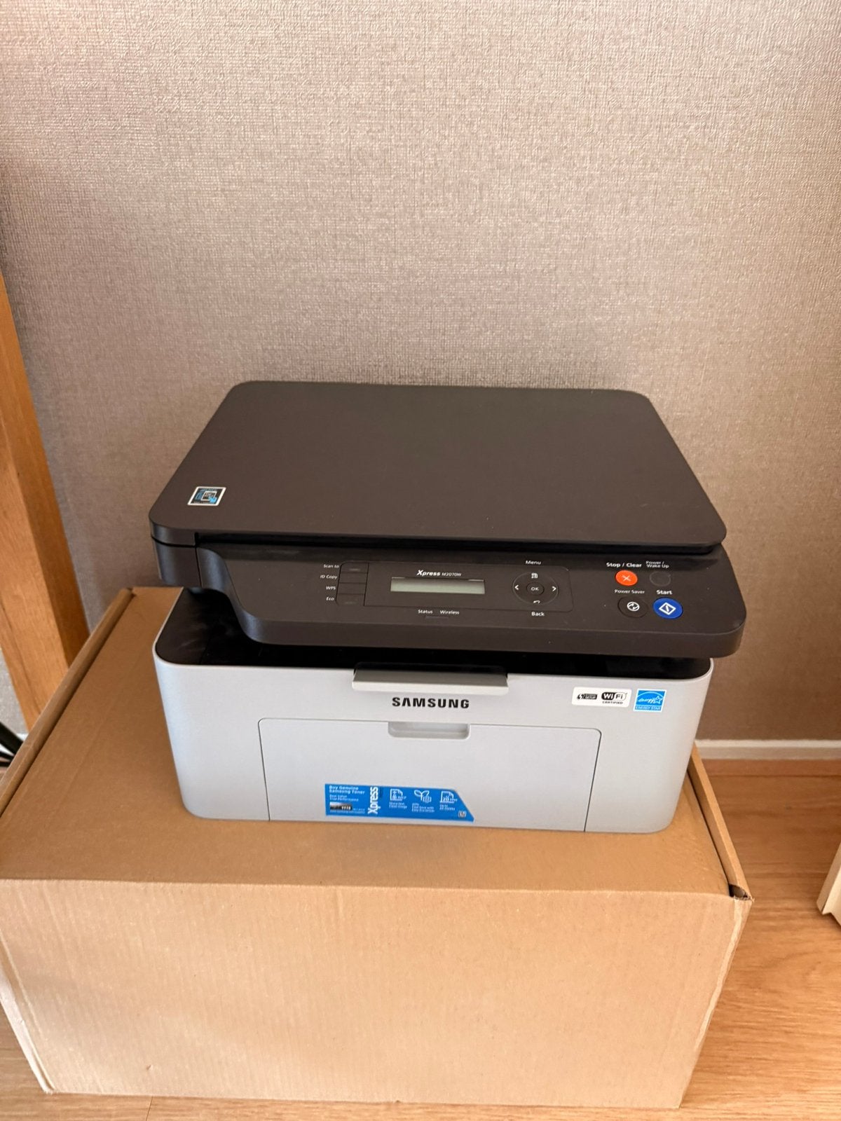 Samsung xpress m2070w zwart wit laser draadloze printer, Computers en Software, Printers, Ophalen, Zo goed als nieuw, Scannen