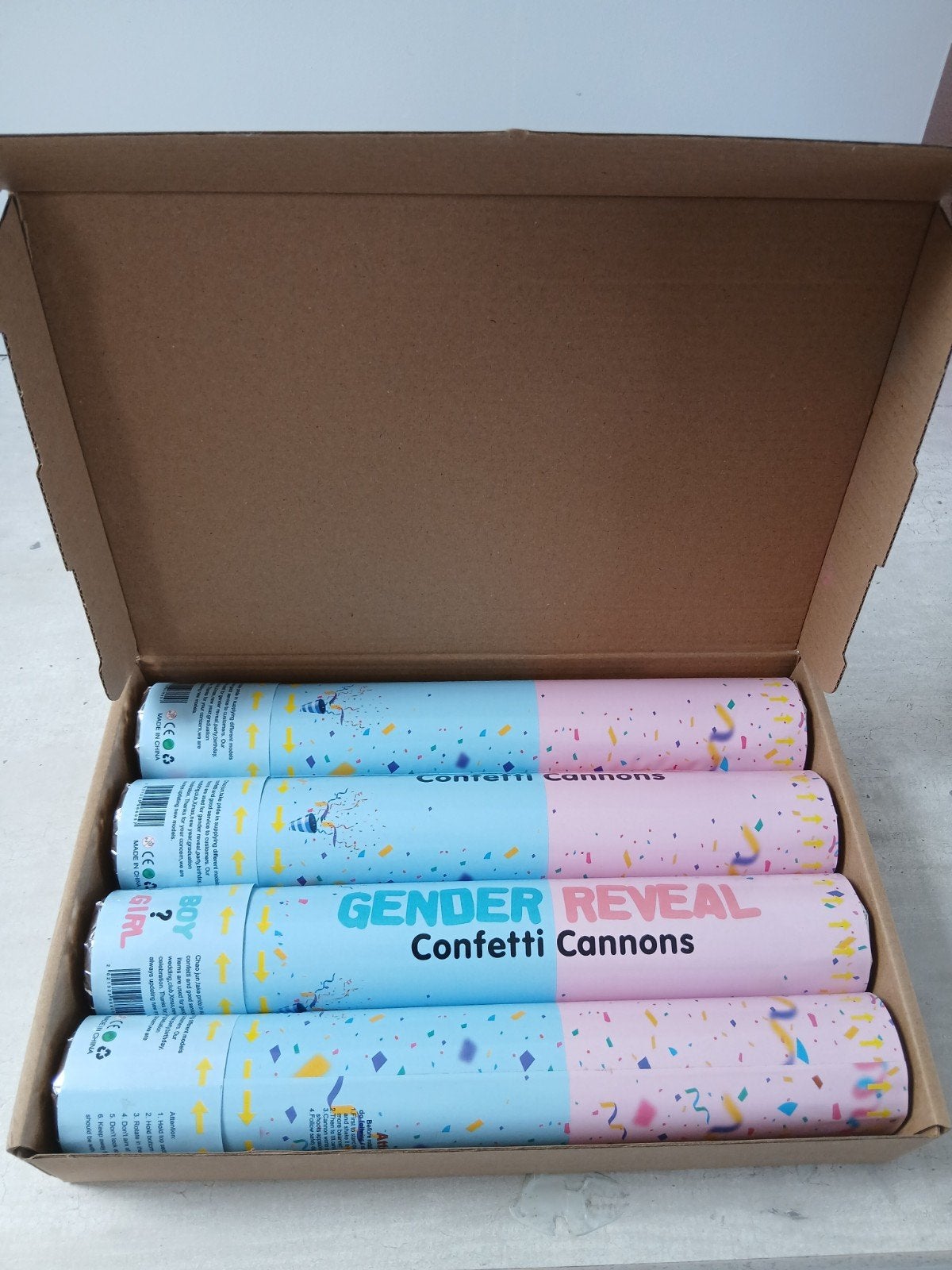Gender reveal confetti en poeder kanon, Ophalen, Nieuw