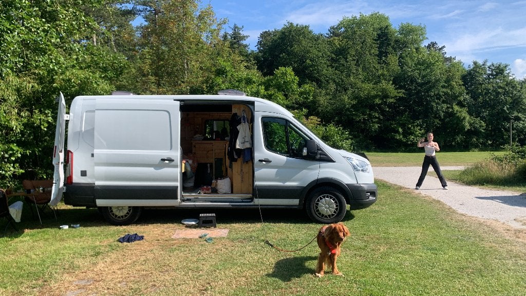 Off-Grid Ford Transit L3H2 Camper (2014), Chemisch toilet, Buscamper of Camperbus, Ford, Treinzit