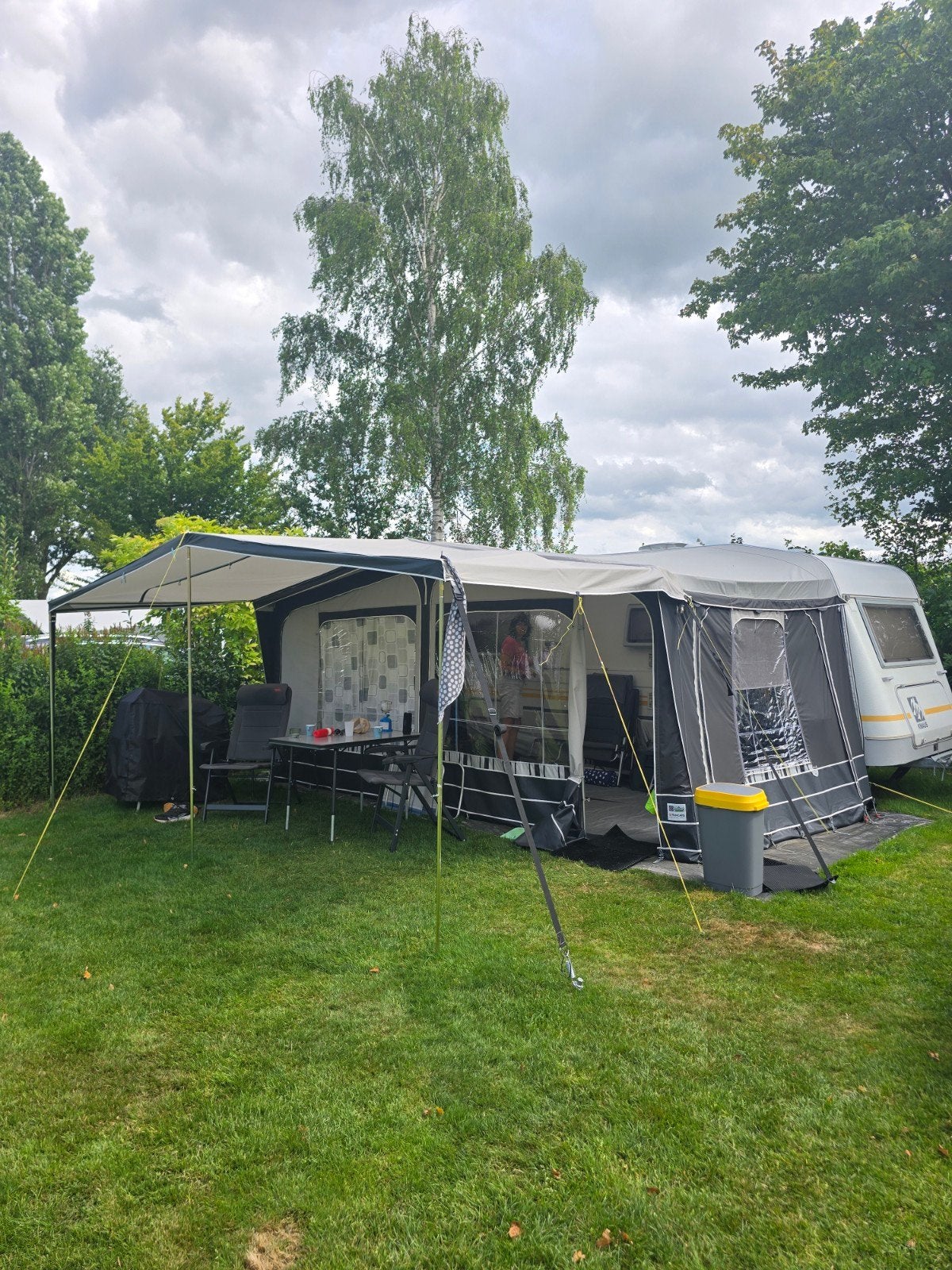Goldcamp/Ten Cate voortent mt 12 met luifel, Ophalen, Gebruikt, Overige merken