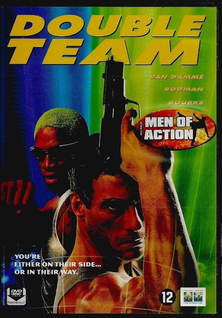 Double team met o.a. Van Damme, Rodman, Rourke, Ophalen of Verzenden, 1980 tot 2000, Actie en Avontuur, Nieuw in verpakking