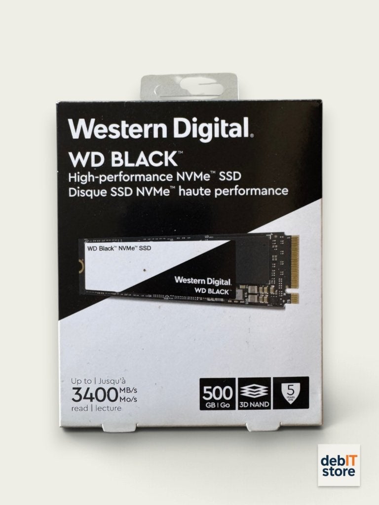 WD Black 500gb NVME, Computers en Software, 500gb, SSD, Info@debitstore.nl, Zo goed als nieuw