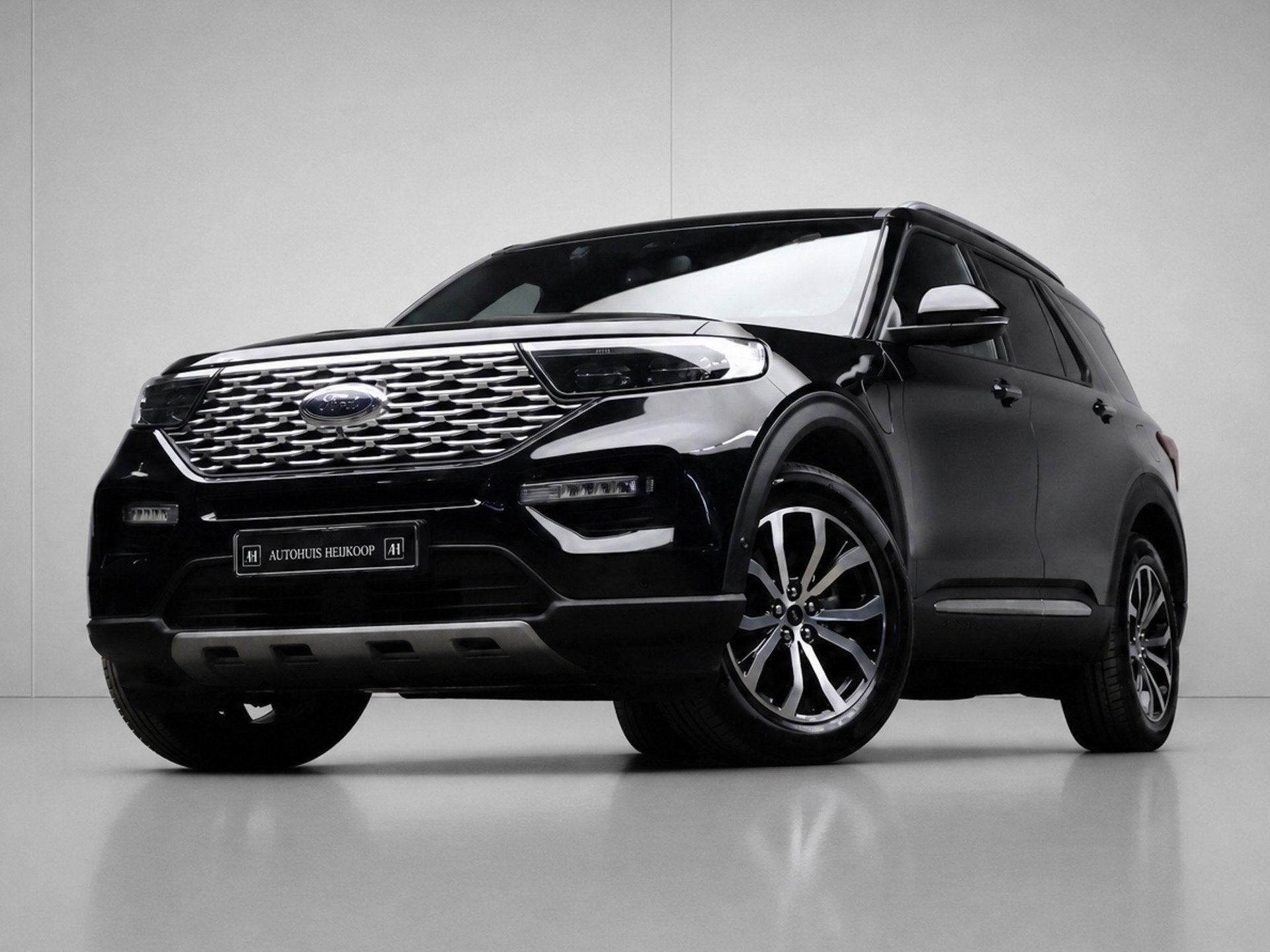 Ford Explorer 3.0 V6 EcoBoost PHEV ST-Line 7P Sport (PANORAM, Auto's, Ford, Automaat, Adaptive Cruise Control, Zwart, Leder