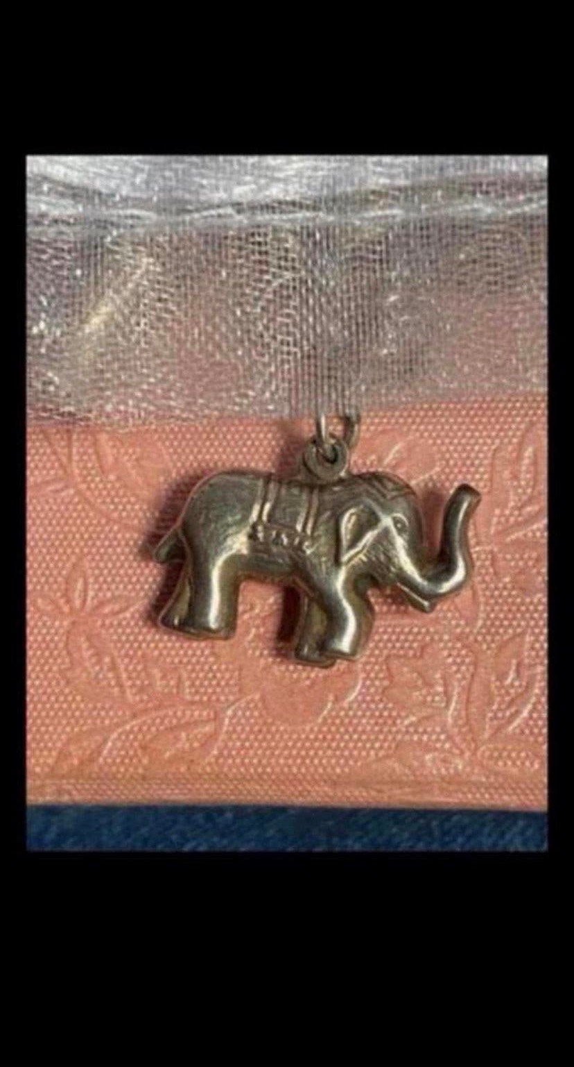 Zilveren bedel kettinghanger olifantje voor bedelarmband, Ophalen of Verzenden, Zo goed als nieuw, Zilver