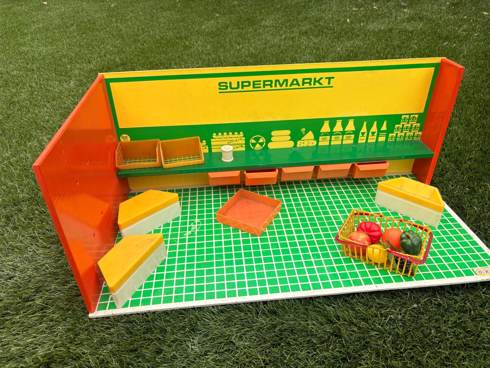 Vintage Supermarkt Speelset met Miniatuur Producten, Ophalen of Verzenden, Gebruikt, Jongen of Meisje
