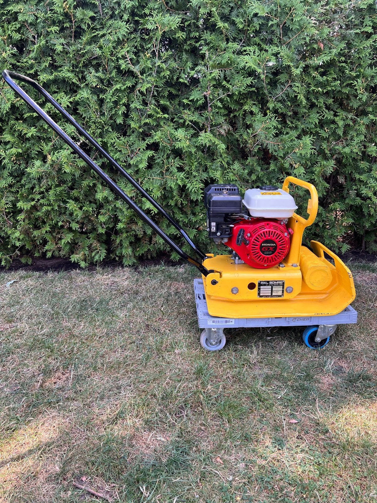 Bomag BP 15/45 Trilplaat met Honda GX 120 motor, Ophalen