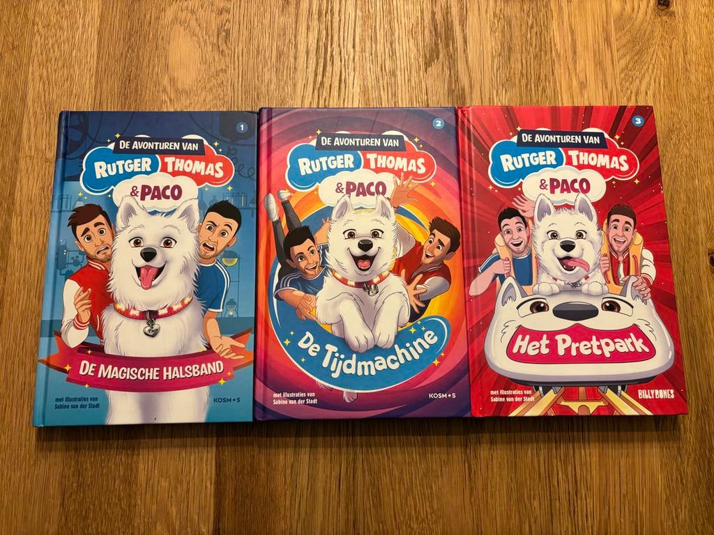 De Avonturen van Rutger, Thomas & Paco - Deel 1, 2 en 3, Ophalen of Verzenden, Zo goed als nieuw, Fictie algemeen