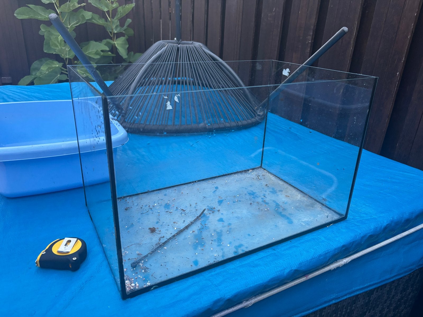 Vissen glas bak, Dieren en Toebehoren, Ophalen, Leeg aquarium