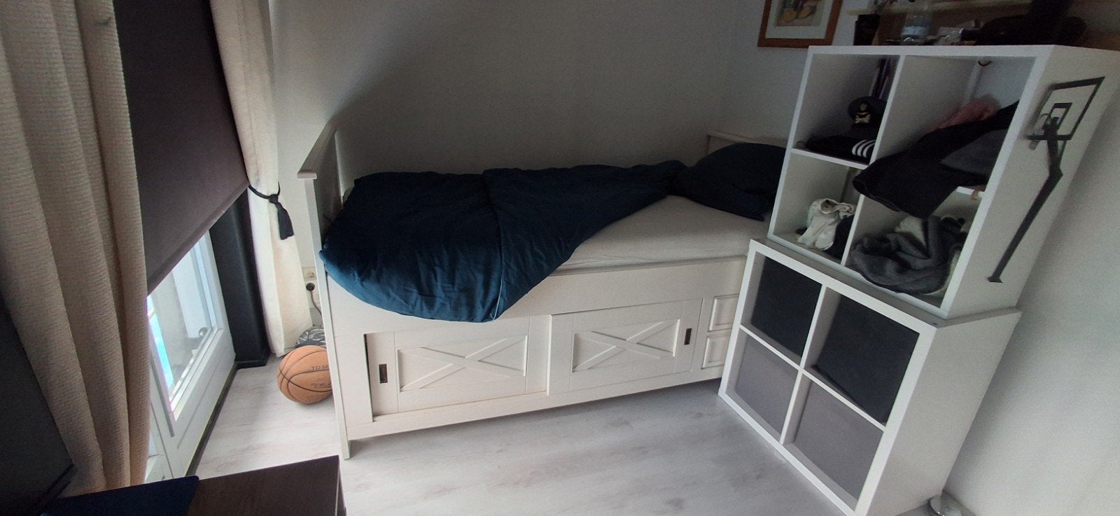 Twee Kidsmill kajuitbedden met matrassen - Purmerend, Huis en Inrichting, Ophalen, 90 cm, Wit, Tweepersoons