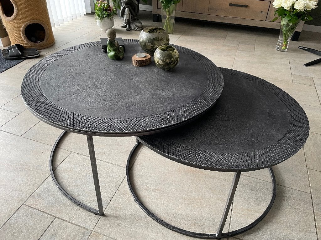 Salontafels, Ophalen, 50 tot 100 cm, Rond, 50 tot 100 cm