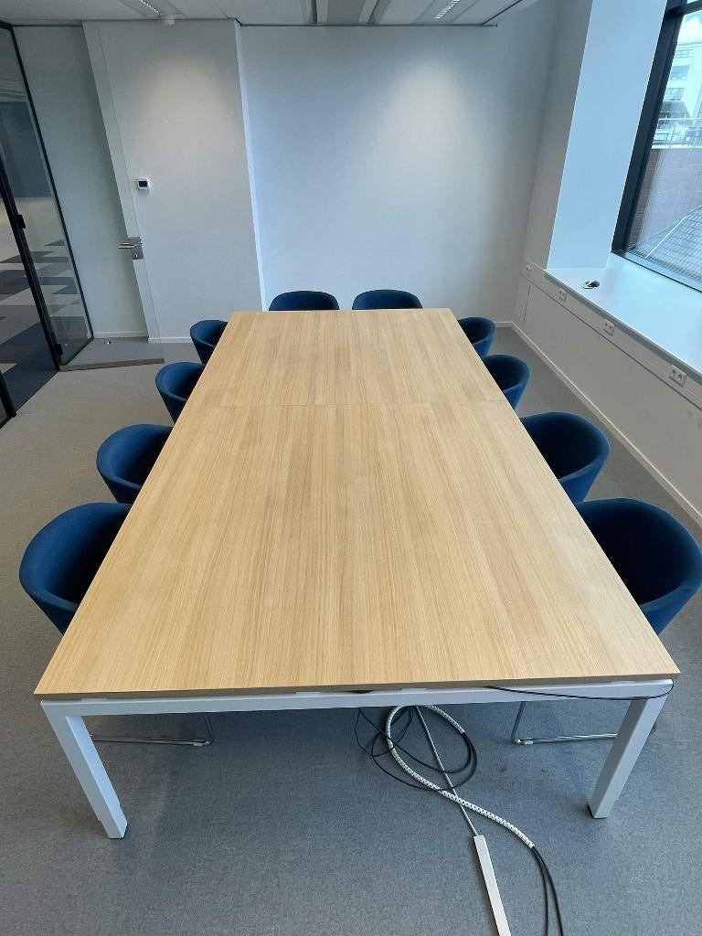 Grote vergadertafel / kantoortafel 320x160x74, Ophalen, In hoogte verstelbaar