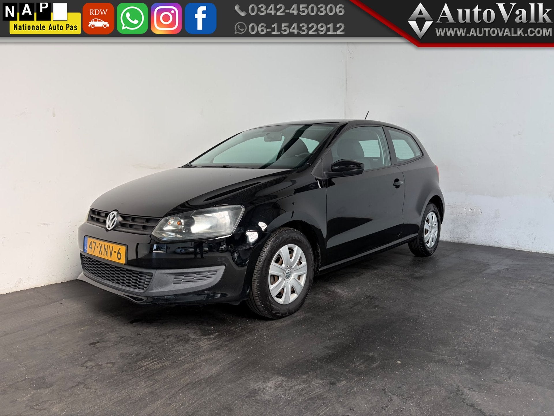 Volkswagen Polo 1.2 Easyline (bj 2012), Auto's, Voorwielaandrijving, Euro 5, 967 kg, Electronic Stability Program (ESP)