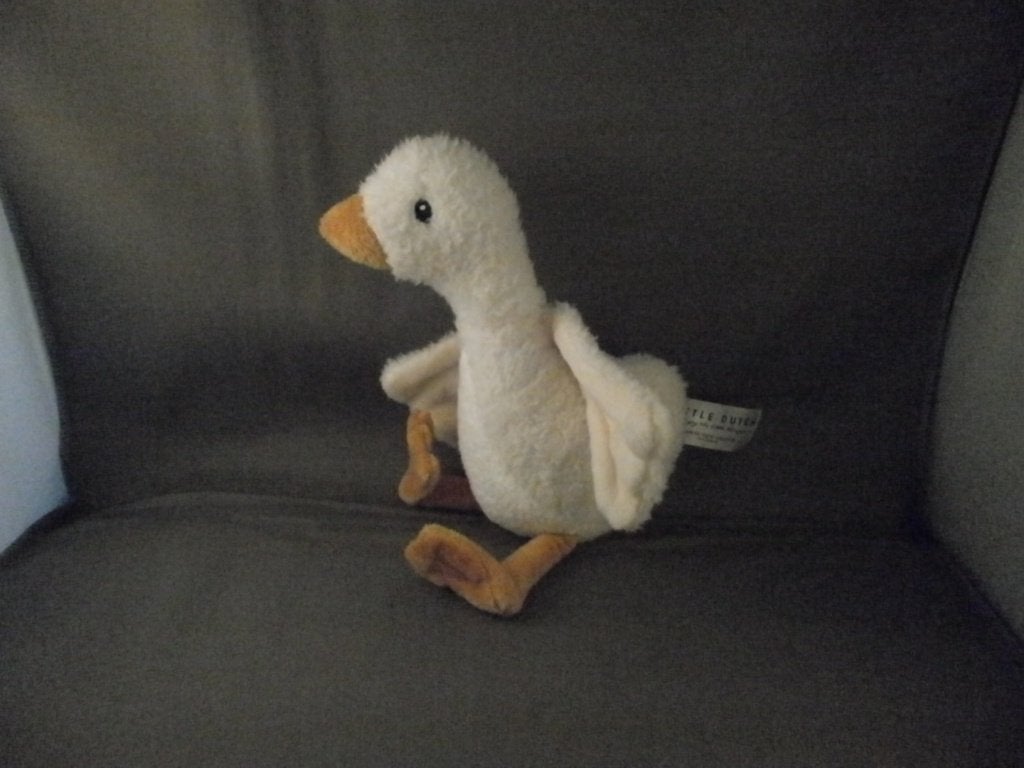 little Dutch gans wit velours oranje poten/snavel 22 cm, Little Dutch, Overige typen, Nieuw, Ophalen of Verzenden