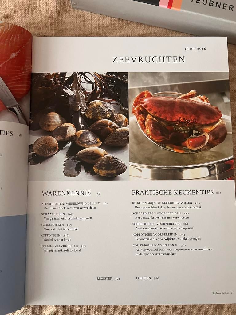Vis en zeevruchten - Teubner kookboek, Hoofdgerechten, Verzenden, Zo goed als nieuw, Gezond koken