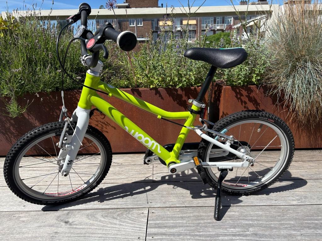Woom 3 16" Kid's Bike - Lime Green, Ophalen, Velgrem, Woom, 16 tot 20 inch