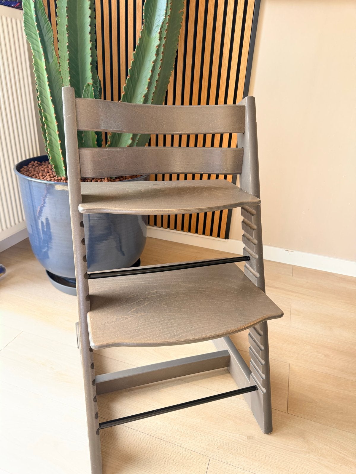 Stokke Tripp Trapp kinderstoel - Hazy Grey, Ophalen, Gebruikt, Meegroeistoel