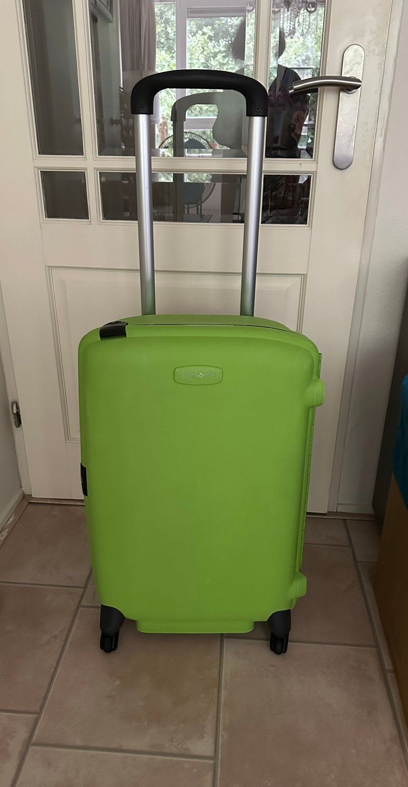 Samsonite Koffer - Felgroen met Wieltjes en Slot, Ophalen, 50 tot 60 cm, Hard kunststof, Slot