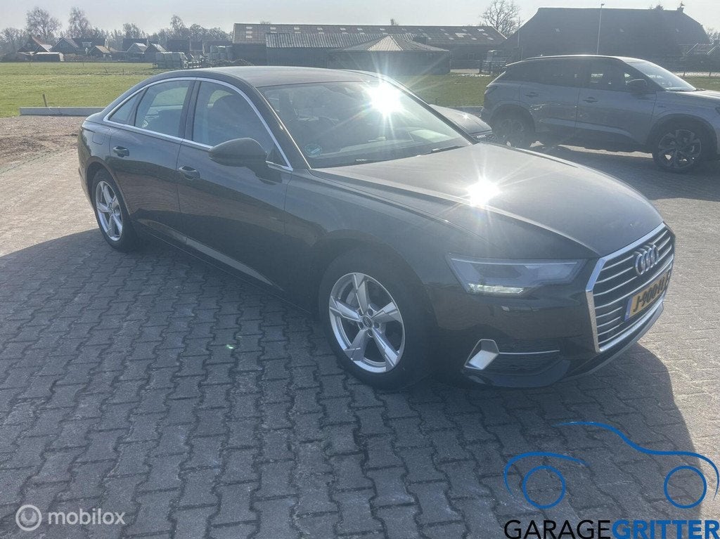 Audi A6 Limousine 45 TFSI Business edition, Auto's, Gebruikt, 4 cilinders, Zwart, Bedrijf