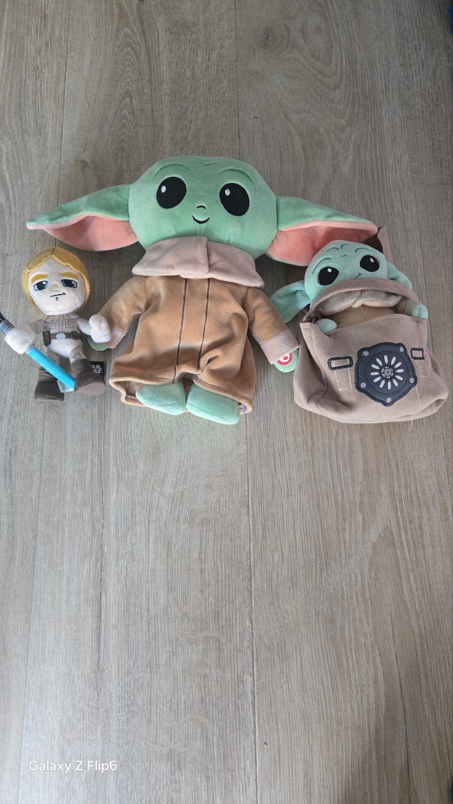 Star Wars Knuffels: Grogu (Baby Yoda) en Luke Skywalker, Ophalen, Groen, Overige merken, Overige typen