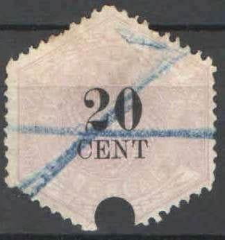 Nederland Telegramzegel 6 gestempeld, Postzegels en Munten, Postzegels | Nederland, Ophalen of Verzenden, T/m 1940, Gestempeld