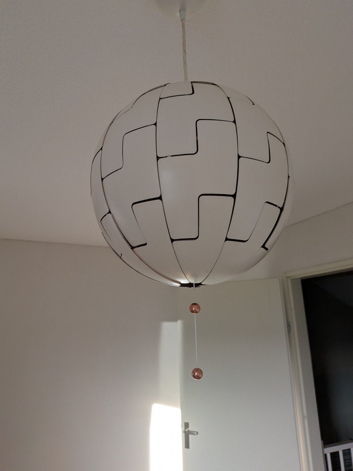 hanglamp wit/koper ikea ps 2014, Ophalen, Zo goed als nieuw